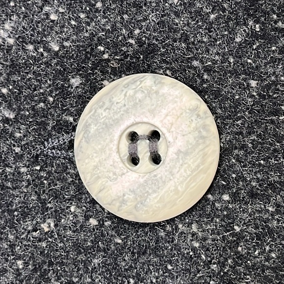 Canvasbacks Lutton & Horsfield Long Sherpa Wool Womens L Coat Jacket Black Gray - Picture 4 of 16